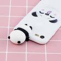 iPhone 7/8/SE (2020)/SE (2022) 3D Cartoon TPU-deksel - Hvit Panda