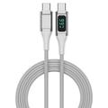 4smarts DigitCord USB-C / USB-C-kabel - 100W, 1.5m - Hvit