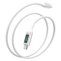 4smarts DigitCord USB-C / USB-C-kabel - 100W, 1.5m - Hvit