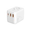 4smarts Nomad World Travel Adapter - 20W, EU, UK, US, AUS - Hvit