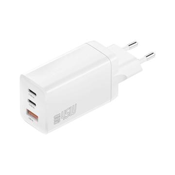 4smarts PDPlug Trio 45W GaN vegglader - hvit