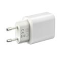 4smarts VoltPlug PD 20W vegglader med lynkabel - hvit