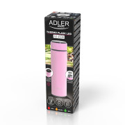 Adler AD 4506p Termoflaske LED 473ml rosa