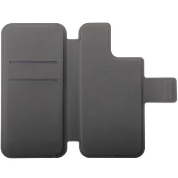 iPhone 12/12 Pro/13/14/15 Puro Folio-etui - kompatibel med MagSafe - svart