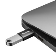 Baseus Ingenuity USB-C til USB-A-adapter OTG ZJJQ000001 - Svart