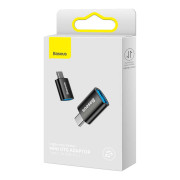 Baseus Ingenuity USB-C til USB-A-adapter OTG ZJJQ000001 - Svart