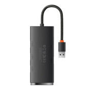 Baseus Lite Series Hub 4in1 WKQX030001 USB til 4x USB 3.0, 25 cm