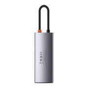 Hub 5in1 Baseus Metal Gleam Series CAHUB-CX0G, USB-C til 3 x USB 3.0 + HDMI + USB-C PD