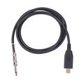 6.35mm jack til gitar-USB-lydkabel - 2m