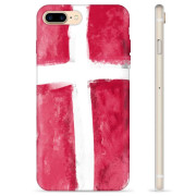 iPhone 7 Plus / iPhone 8 Plus TPU-deksel - Dansk Flagg