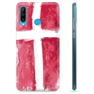 Huawei P30 Lite TPU-deksel - Dansk Flagg