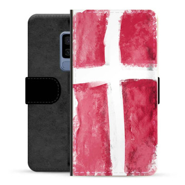 Samsung Galaxy S9 Premium Flip Case - Dansk Flagg