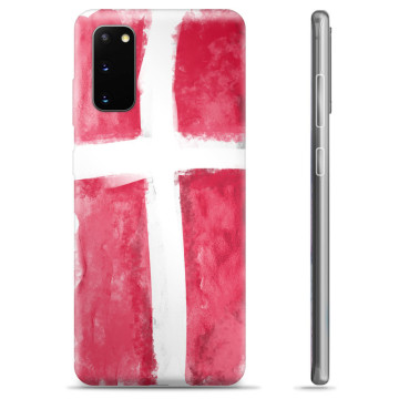 Samsung Galaxy S20 TPU-deksel - Dansk Flagg