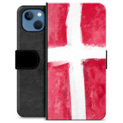 iPhone 13 Premium Lommebok-deksel - Dansk Flagg