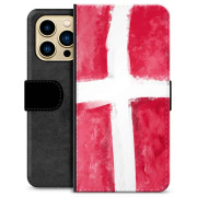 iPhone 13 Pro Max Premium Lommebok-deksel - Dansk Flagg