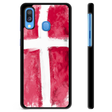 Samsung Galaxy A40 Beskyttelsesdeksel - Dansk Flagg