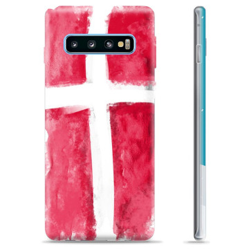 Samsung Galaxy S10 TPU-deksel - Dansk Flagg