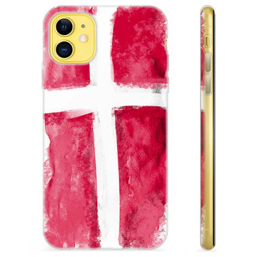 iPhone 11 TPU-deksel - Dansk Flagg