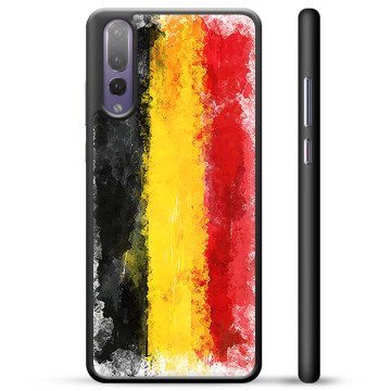 Huawei P20 Beskyttelsesdeksel - Tysk Flagg