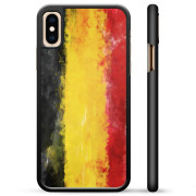 iPhone X / iPhone XS Beskyttelsesdeksel - Tysk Flagg