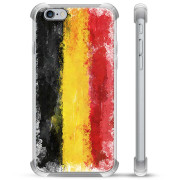 iPhone 6 Plus / 6S Plus Hybrid-deksel  - Tysk Flagg