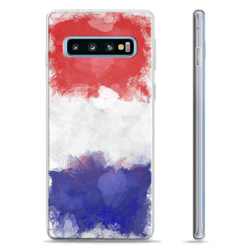 Samsung Galaxy S10+ TPU-deksel - Fransk Flagg