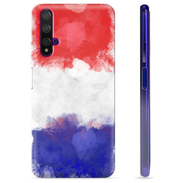 Huawei Nova 5T TPU-deksel - Fransk Flagg