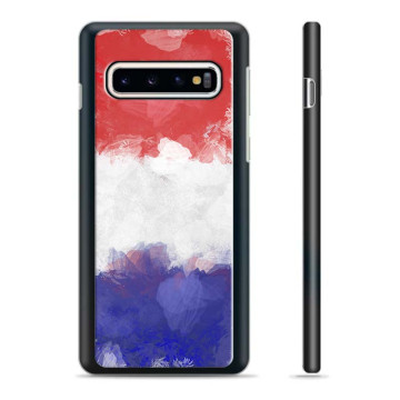 Samsung Galaxy S10+ Beskyttelsesdeksel - Fransk Flagg