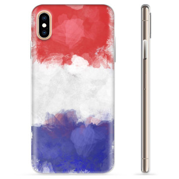 iPhone X / iPhone XS TPU-deksel - Fransk Flagg