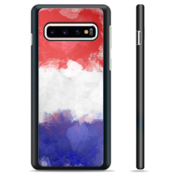 Samsung Galaxy S10 Beskyttelsesdeksel - Fransk Flagg