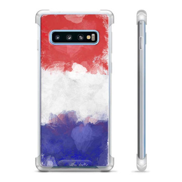 Samsung Galaxy S10+ Hybrid-deksel  - Fransk Flagg