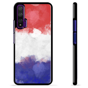 Huawei Nova 5T Beskyttelsesdeksel - Fransk Flagg