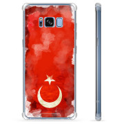 Samsung Galaxy S8 Hybrid-deksel  - Tyrkisk Flagg