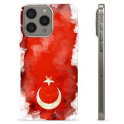 iPhone 15 Pro Max TPU-deksel - tyrkisk Flagg