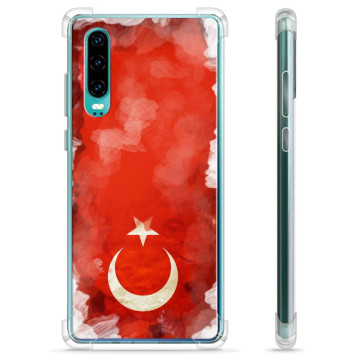 Huawei P30 Hybrid-deksel  - tyrkisk Flagg