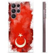 Samsung Galaxy S22 Ultra 5G TPU-deksel - tyrkisk Flagg