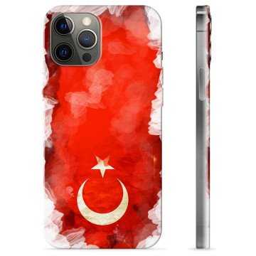 iPhone 12 Pro Max TPU-deksel - tyrkisk Flagg