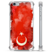 iPhone 6 Plus / 6S Plus Hybrid-deksel  - Tyrkisk Flagg