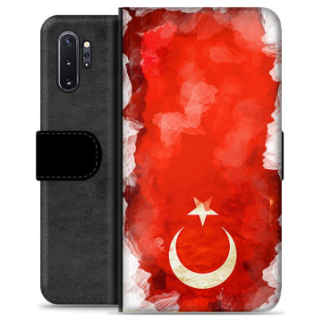 Samsung Galaxy Note10+ Premium Lommebok-deksel - tyrkisk Flagg