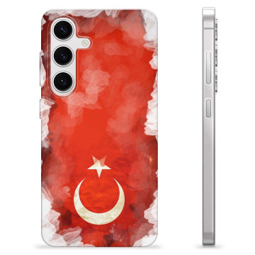 Samsung Galaxy S24 TPU-deksel - tyrkisk Flagg