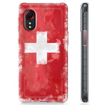 Samsung Galaxy Xcover 5 TPU-deksel - Sveitsisk Flagg