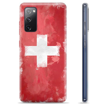 Samsung Galaxy S20 FE TPU-deksel - Sveitsisk Flagg