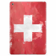 iPad 10.2 2019/2020/2021 TPU-deksel - Sveitsisk Flagg