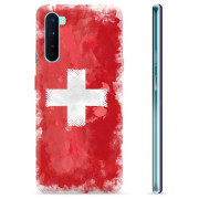 OnePlus Nord TPU-deksel - Sveitsisk Flagg