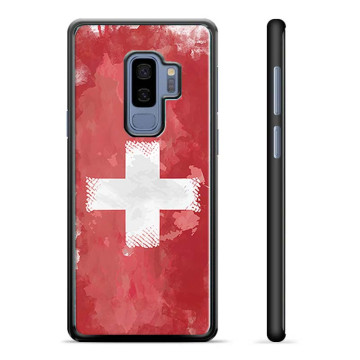 Samsung Galaxy S9+ Beskyttelsesdeksel - Sveitsisk Flagg