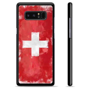 Samsung Galaxy Note8 Beskyttelsesdeksel - Sveitsisk Flagg