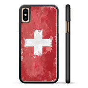 iPhone XS Max Beskyttelsesdeksel - Sveitsisk Flagg