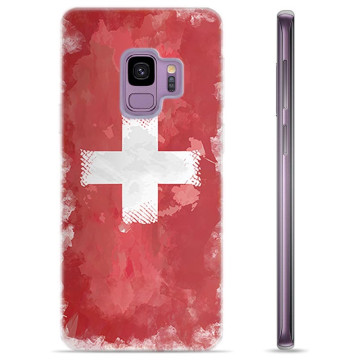 Samsung Galaxy S9 TPU-deksel - Sveitsisk Flagg