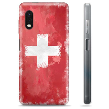 Samsung Galaxy Xcover Pro TPU-deksel - Sveitsisk Flagg