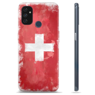 OnePlus North N100 TPU-deksel - Sveitsisk Flagg